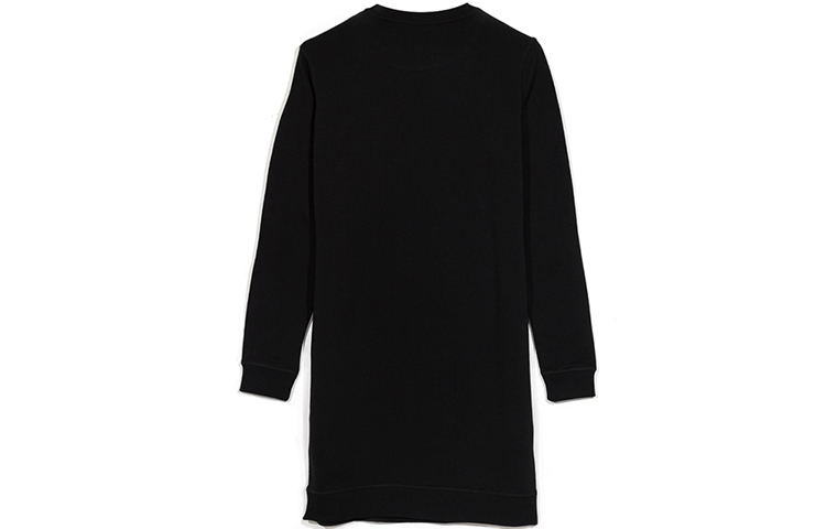 Lookbook (W) Kenzo 經典虎頭印花黑色圓領長版連身裙 PF762RO8354XD-99