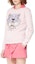 Details for (W) KENZO 經典虎頭印花粉紅色長袖衛衣 FA52SW7054XA-34