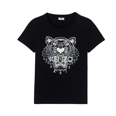 (Women) KENZO Classic Tiger Print T-Shirt Black F852TS7214Y2-99