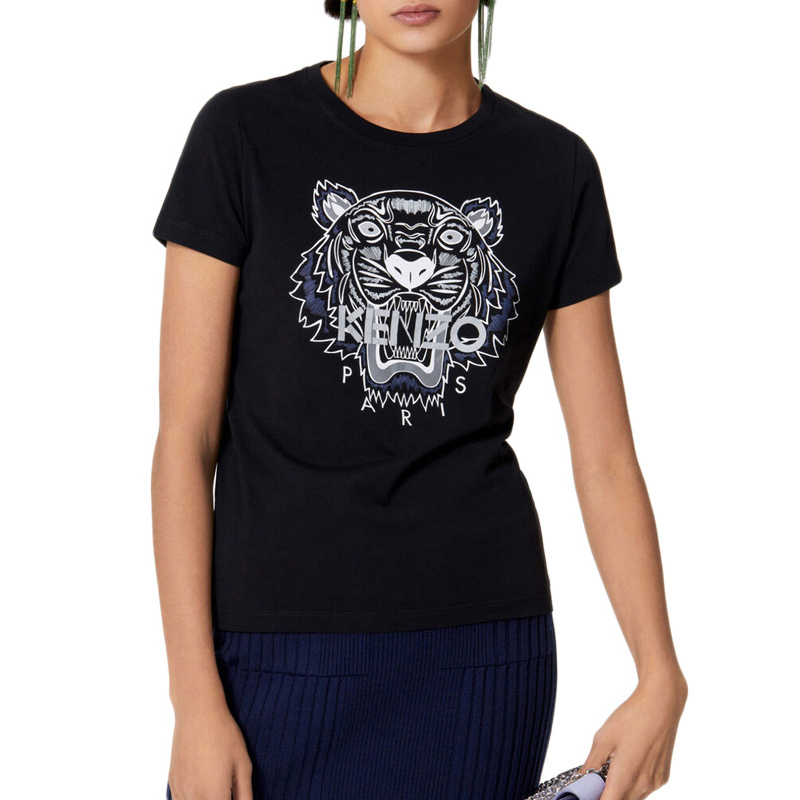(Women) KENZO Classic Tiger Print T-Shirt Black F852TS7214Y2-99 圖 4