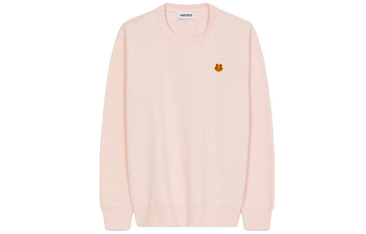 (Women) Kenzo Classic Tiger SS21 Pink Embroidered Logo Sweatshirt FB52SW8204ML-34