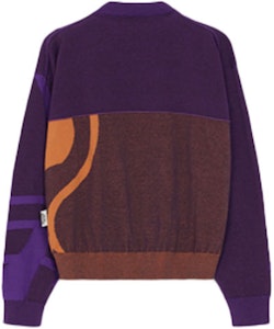 (W) KENZO茄紫色宽松版圆领毛衣 FB62PU6403TC-80 Lookbook (W) KENZO茄紫色宽松版圆领毛衣 FB62PU6403TC-80