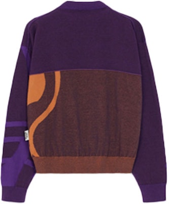 (W) KENZO Crewneck Sweater Oversized Ungu Terung. FB62PU6403TC-80 Lookbook (W) KENZO Crewneck Sweater Oversized Ungu Terung. FB62PU6403TC-80