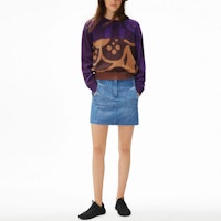 (W) KENZO クルーネック オーバーサイズ セーター エッグプラントパープル. FB62PU6403TC-80 Shop (W) KENZO クルーネック オーバーサイズ セーター エッグプラントパープル. FB62PU6403TC-80