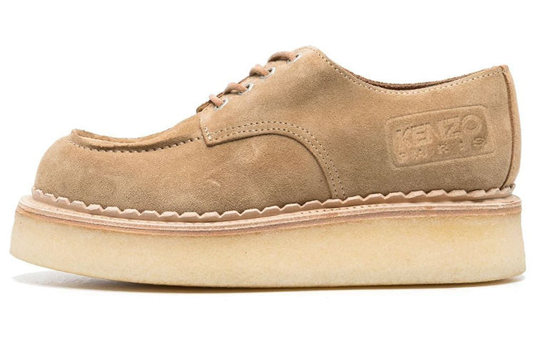 (Women) Kenzo Derby Platform 'Light Brown Suede' FC62DB701L56.11
