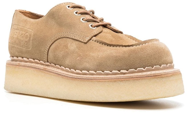 (Women) Kenzo Derby Platform 'Light Brown Suede' FC62DB701L56.11 Order (Women) Kenzo Derby Platform 'Light Brown Suede' FC62DB701L56.11
