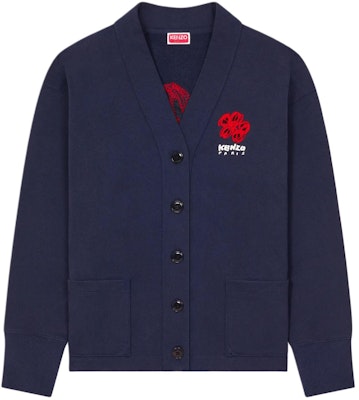 (W) KENZO Cardigan Logo Sulaman Varsity Biru Navy Baju Rajut FE52SW1264ME-77 Buy (W) KENZO Cardigan Logo Sulaman Varsity Biru Navy Baju Rajut FE52SW1264ME-77