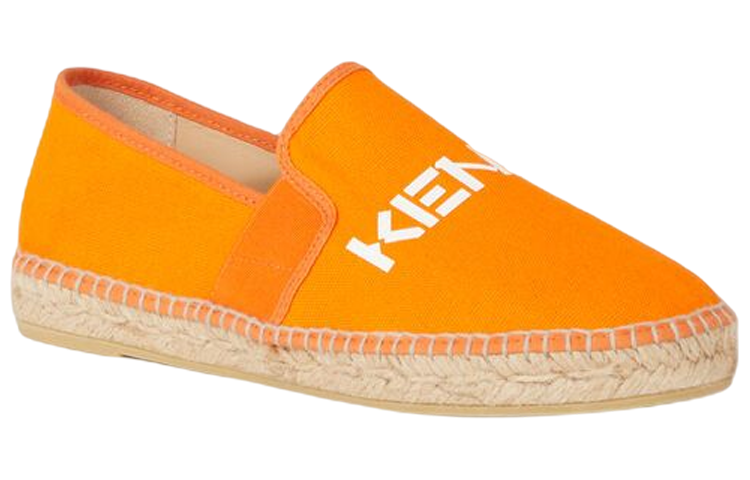 (W) Kenzo Elastic Canvas Espadrille Sneakers 'Orange Logo' 圖 2