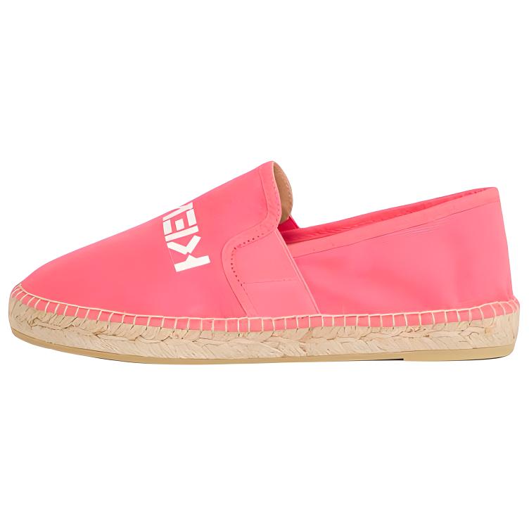 (W) Kenzo Elastic Canvas Hemp Sole Shoes 'Pink Logo'