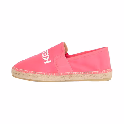 (W) Kenzo Elastic Canvas Hemp Sole Shoes 'Pink Logo'