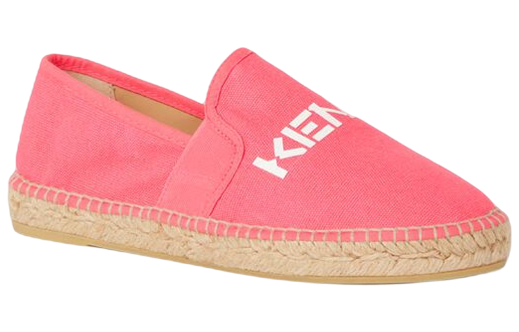(W) Kenzo Elastic Canvas Hemp Sole Shoes 'Pink Logo' 圖 2