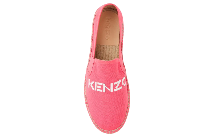 (W) Kenzo Elastic Canvas Hemp Sole Shoes 'Pink Logo' 圖 4