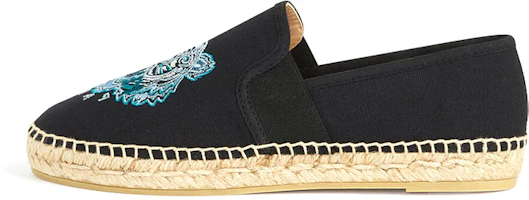 (Women) Kenzo Elasticated Canvas Tiger 'Black Embroidery' FA62ES188F7099-35 (Women) Kenzo Elasticated Canvas Tiger 'Black Embroidery' FA62ES188F7099-35
