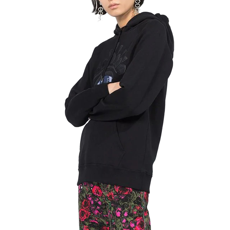 (Women) KENZO Embroidered Eye Logo Hoodie Black Color FA52SW7724XM-99 圖 5