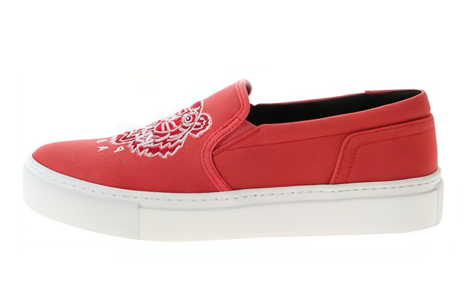 (Women) Kenzo Embroidered Sneakers 'Red' FB52SN100F70-18