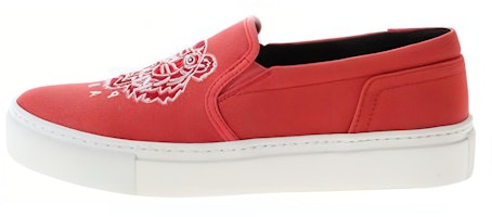 (Women) Kenzo Embroidered Sneakers 'Red' FB52SN100F70-18 (Women) Kenzo Embroidered Sneakers 'Red' FB52SN100F70-18