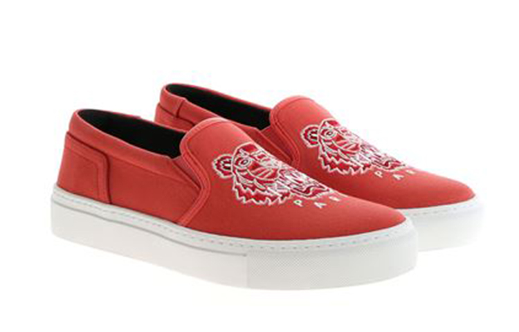 (W) Kenzo Embroidered Sneakers 'Red' 圖 2