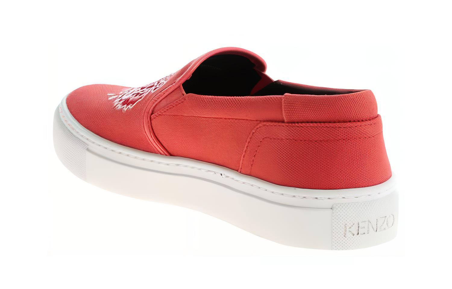 (W) Kenzo Embroidered Sneakers 'Red' 圖 3