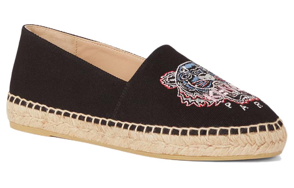 (W) Kenzo Embroidered Tiger Espadrilles 'Black' 圖 3