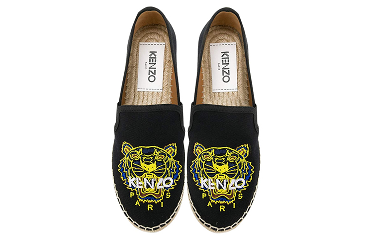 (W) Kenzo Embroidered Tiger Espadrilles 'Black' 圖 5
