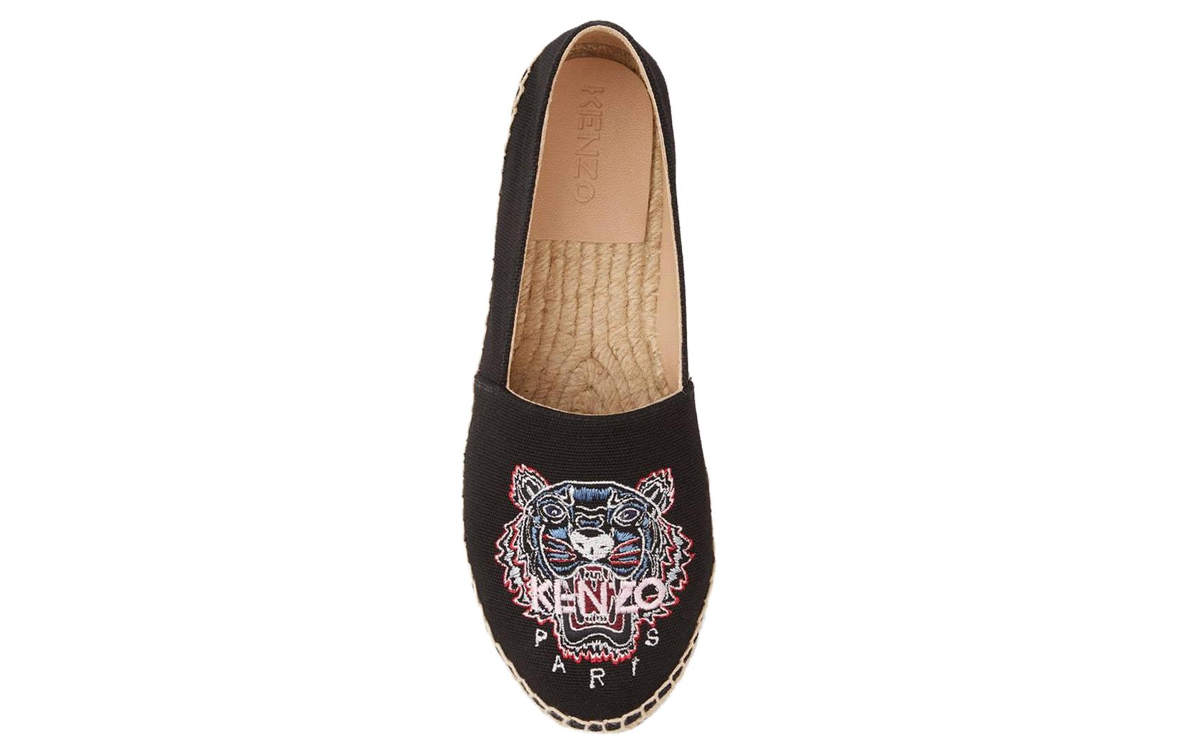 (W) Kenzo Embroidered Tiger Espadrilles 'Black' 圖 5