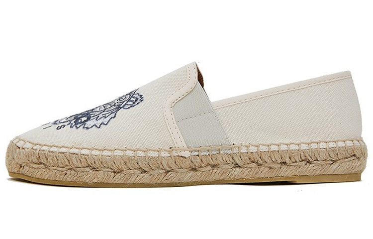 (W) Kenzo Embroidered Tiger Espadrilles 'White'