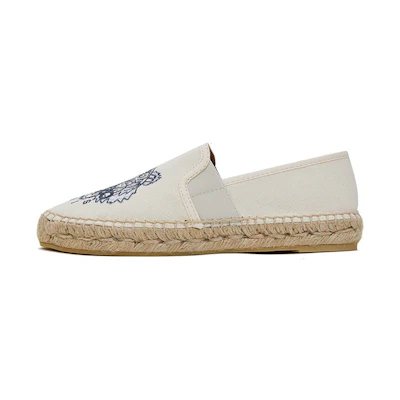 (W) Kenzo Embroidered Tiger Espadrilles 'White'