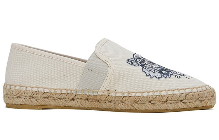 (W) Kenzo Embroidered Tiger Espadrilles 'White' 圖 2