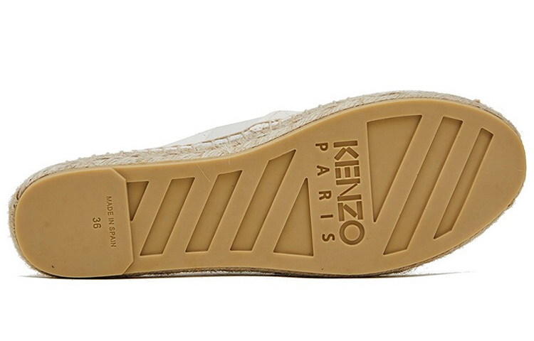 (W) Kenzo Embroidered Tiger Espadrilles 'White' 圖 4