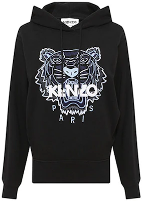 (Women) KENZO Embroidered Tiger Logo Hoodie - Black FB52SW8714XA-99 Buy (Women) KENZO Embroidered Tiger Logo Hoodie - Black FB52SW8714XA-99