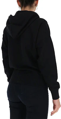 (Women) KENZO Embroidered Tiger Logo Hoodie - Black FB52SW8714XA-99 Details for (Women) KENZO Embroidered Tiger Logo Hoodie - Black FB52SW8714XA-99