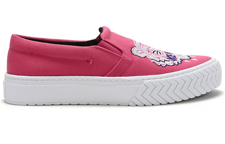 (W) Kenzo Embroidered Tiger Platform Sneaker 'Magenta' 圖 2