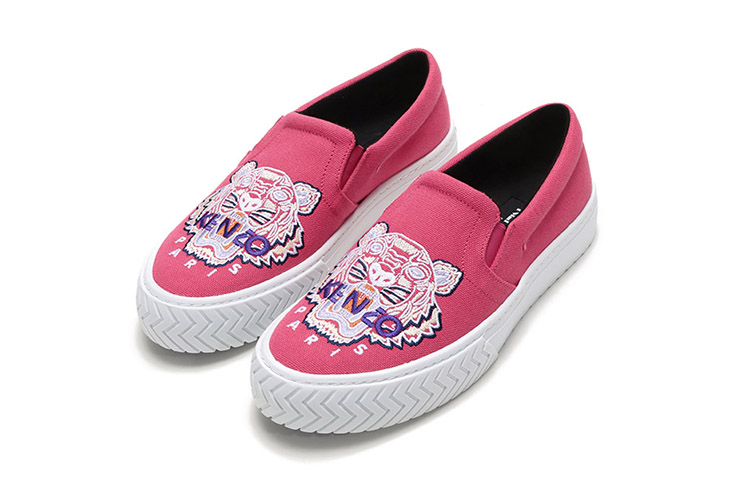 (W) Kenzo Embroidered Tiger Platform Sneaker 'Magenta' 圖 3