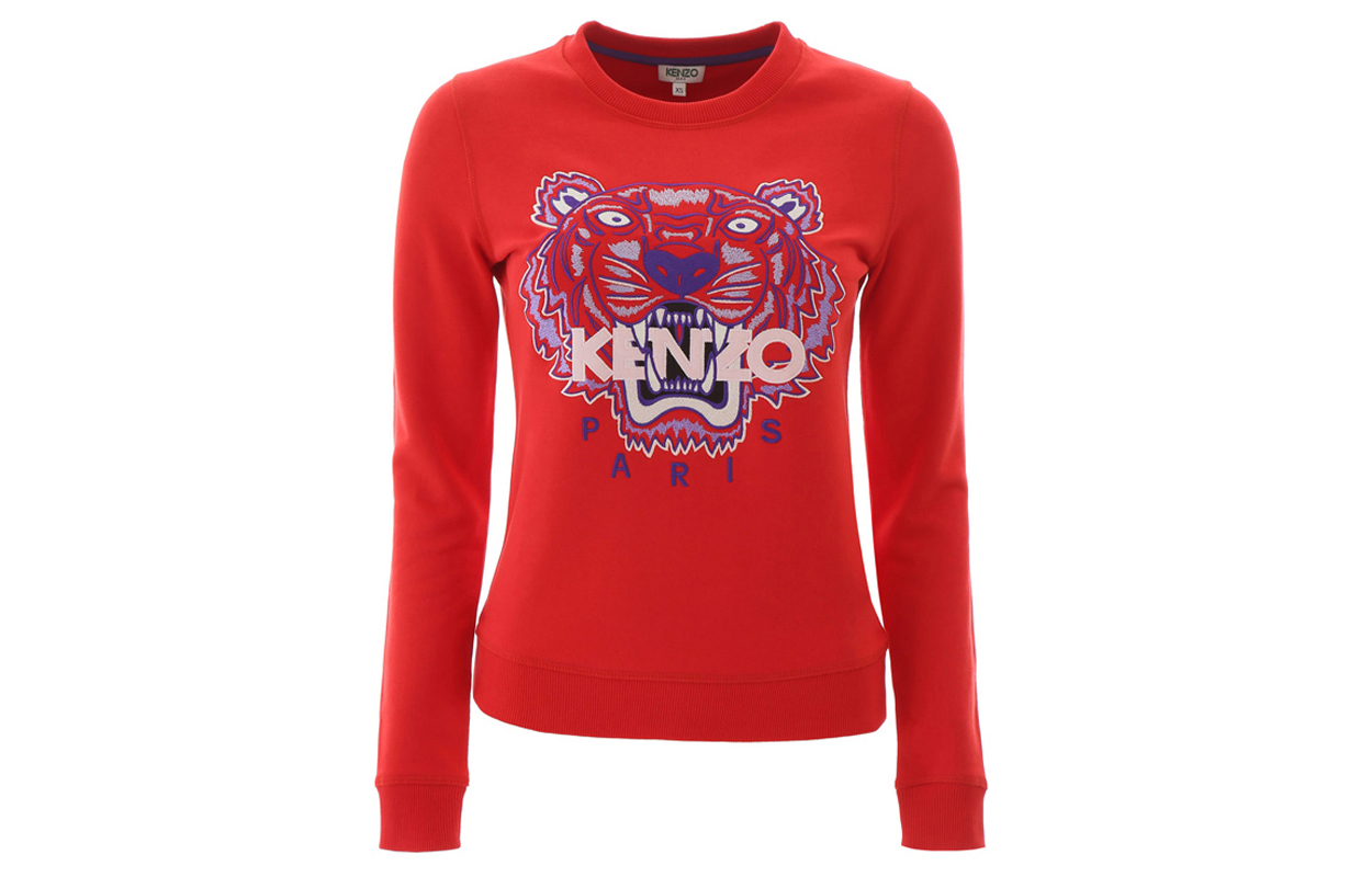 (Women) KENZO Embroidered Tiger Sweatshirt Red FA52SW7054XA-21 圖 2