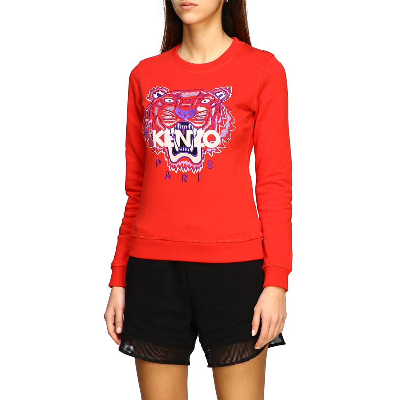 (Women) KENZO Embroidered Tiger Sweatshirt Red FA52SW7054XA-21 圖 5