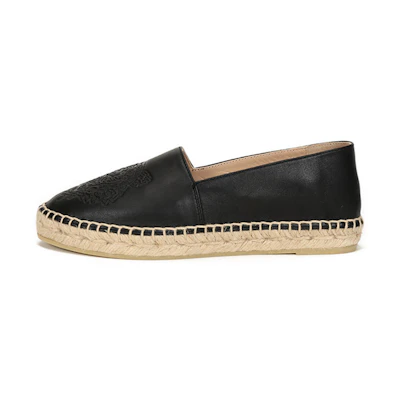 (W) Kenzo Espadrille 'Tiger Black Leather'