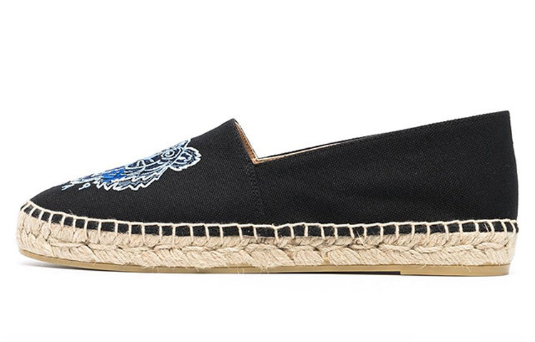 (Women) Kenzo Espadrilles 'Black Embroidered Tiger' FB52ES180F70-99-36