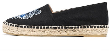 (Women) Kenzo Espadrilles 'Black Embroidered Tiger' FB52ES180F70-99-36 (Women) Kenzo Espadrilles 'Black Embroidered Tiger' FB52ES180F70-99-36