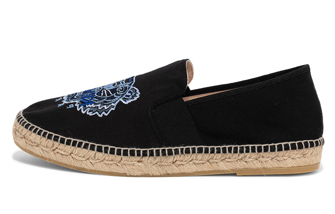 (W) Kenzo Espadrilles 'Black Tiger Embroidery'
