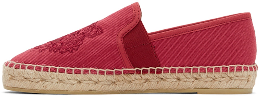 (Women) Kenzo Espadrilles 'Embroidered Tiger Red' FA6-2ES188-F70-26 Buy (Women) Kenzo Espadrilles 'Embroidered Tiger Red' FA6-2ES188-F70-26