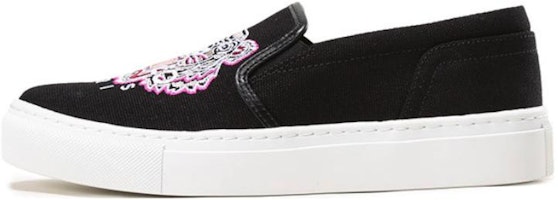 (Women) Kenzo Fabric Black 'Tiger Embroidery' FC52SN100F71.99A (Women) Kenzo Fabric Black 'Tiger Embroidery' FC52SN100F71.99A