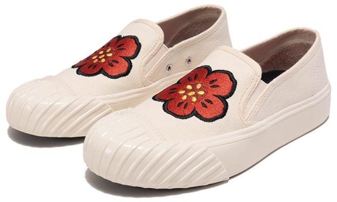 (W) Zapatillas Casuales Kenzo de Tela 'Bordado Magnolia Crema' FD52SN005F73.04 Lookbook (W) Zapatillas Casuales Kenzo de Tela 'Bordado Magnolia Crema' FD52SN005F73.04