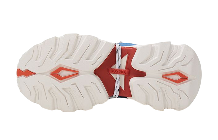 (W) Kenzo Fabric Low-Top Lace-Up Sneakers 'Cream' 圖 4