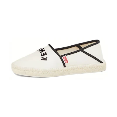 (W) Kenzo Fabric Slip-On Espadrilles 'White'
