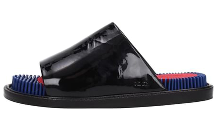 (Women) Kenzo Fashion Patent Leather Slipper 'Black' L581SD292K61NE-RO