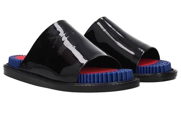 (W) Kenzo Fashion Patent Leather Slipper 'Black' 圖 2
