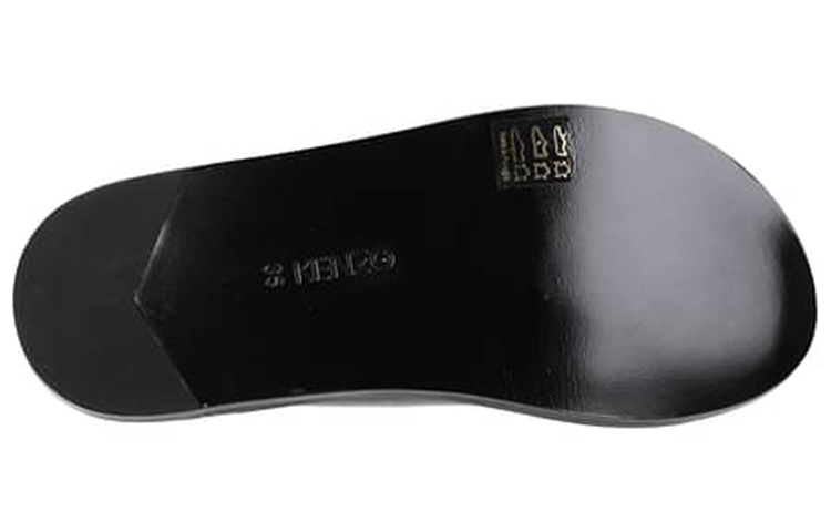 (W) Kenzo Fashion Patent Leather Slipper 'Black' 圖 5