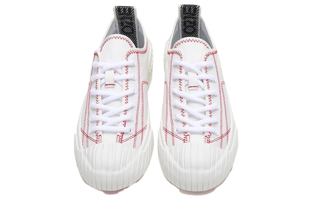 (W) Kenzo Fashion Sneaker 'White Fabric Lace' 圖 4