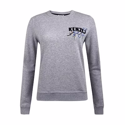 (Women) Kenzo Floral Logo Embroidered Crewneck Sweatshirt F862SW889952-93