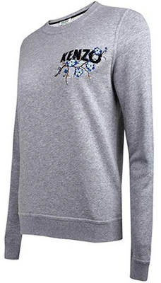 (Women) Kenzo Floral Logo Embroidered Crewneck Sweatshirt F862SW889952-93 Shop (Women) Kenzo Floral Logo Embroidered Crewneck Sweatshirt F862SW889952-93